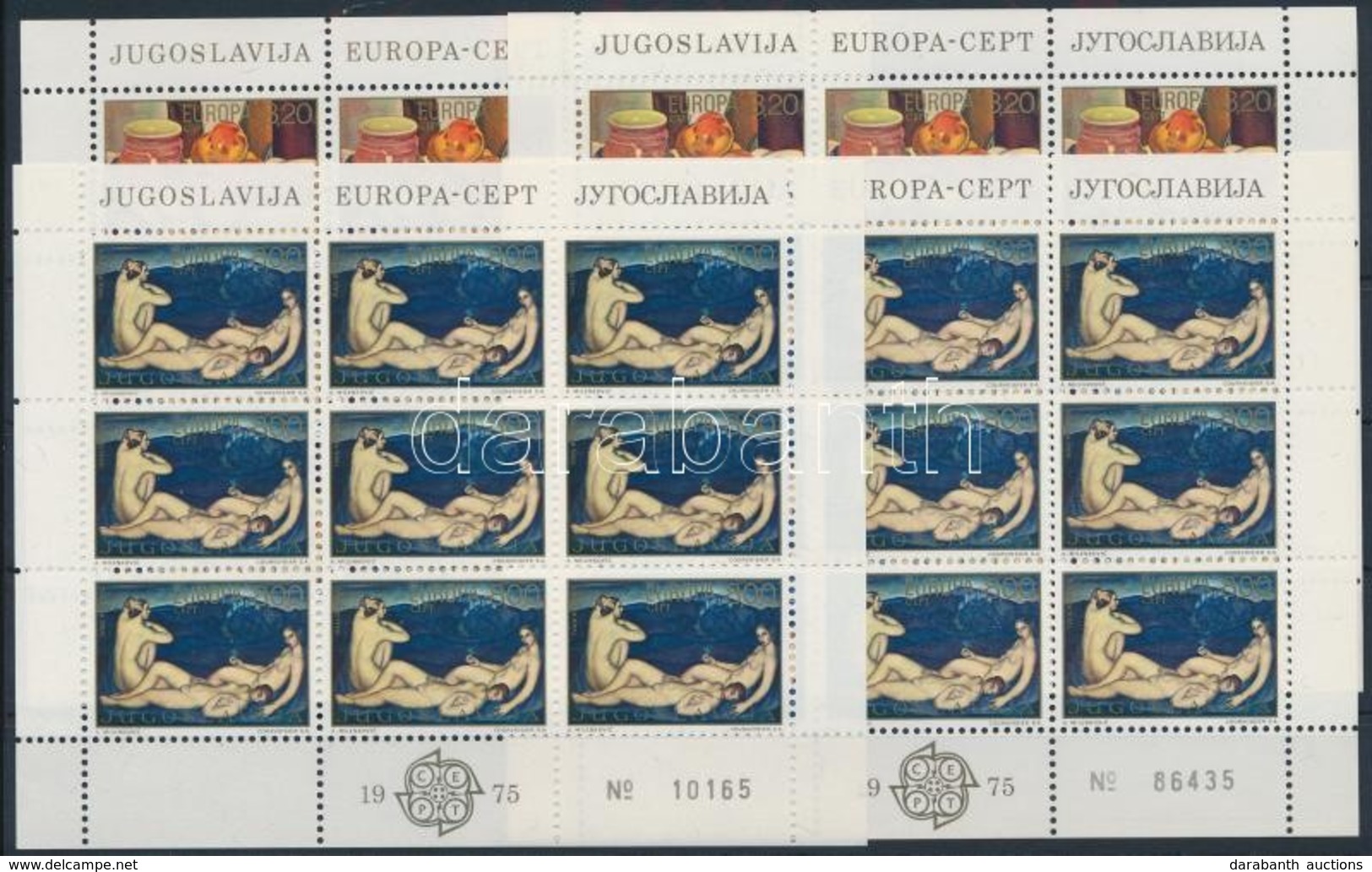 ** 1975 Europa CEPT Kisívsor Mi 1598-1599 I +II - Otros & Sin Clasificación