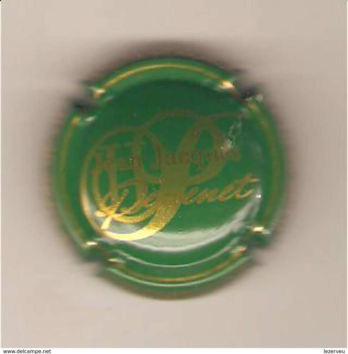 CAPSULE MUSELET CHAMPAGNE  J.J. PESSENET  (OR SUR VERT) - Vigneronne, La