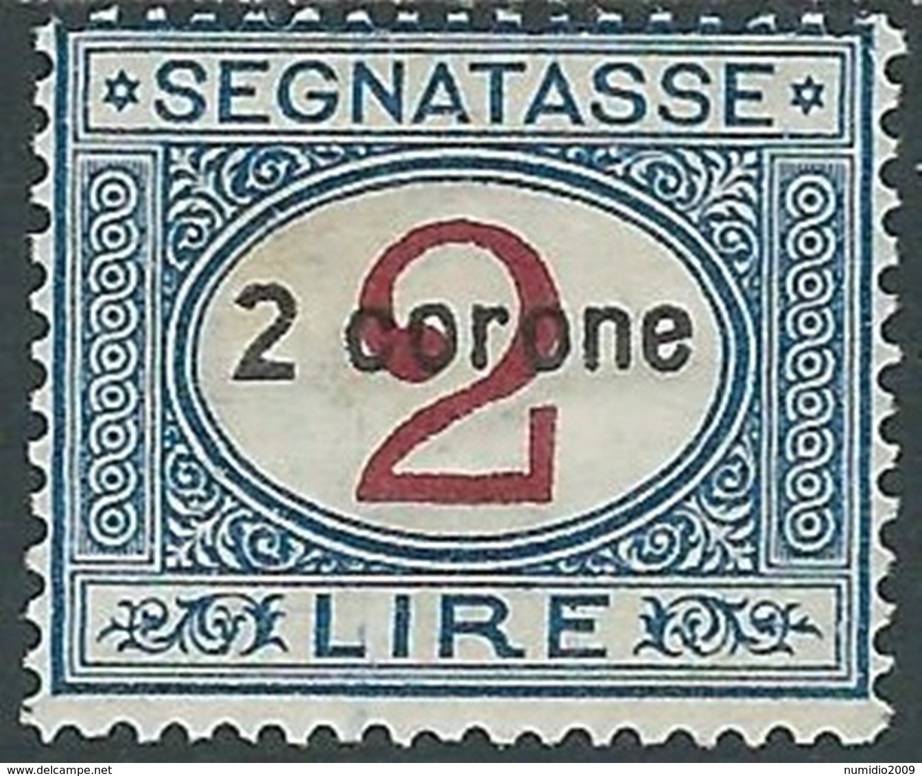 1922 DALMAZIA SEGNATASSE 2 COR MH * - RB42-3 - Dalmatien