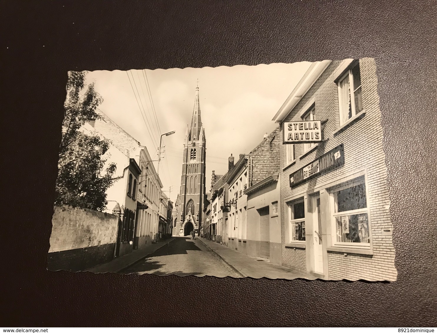 Oudenburg : OL Vrouwkerk En De Mariastraat - Uitg. Forrest-Huis Colette - De Reisduif Stella Artois - Oudenburg