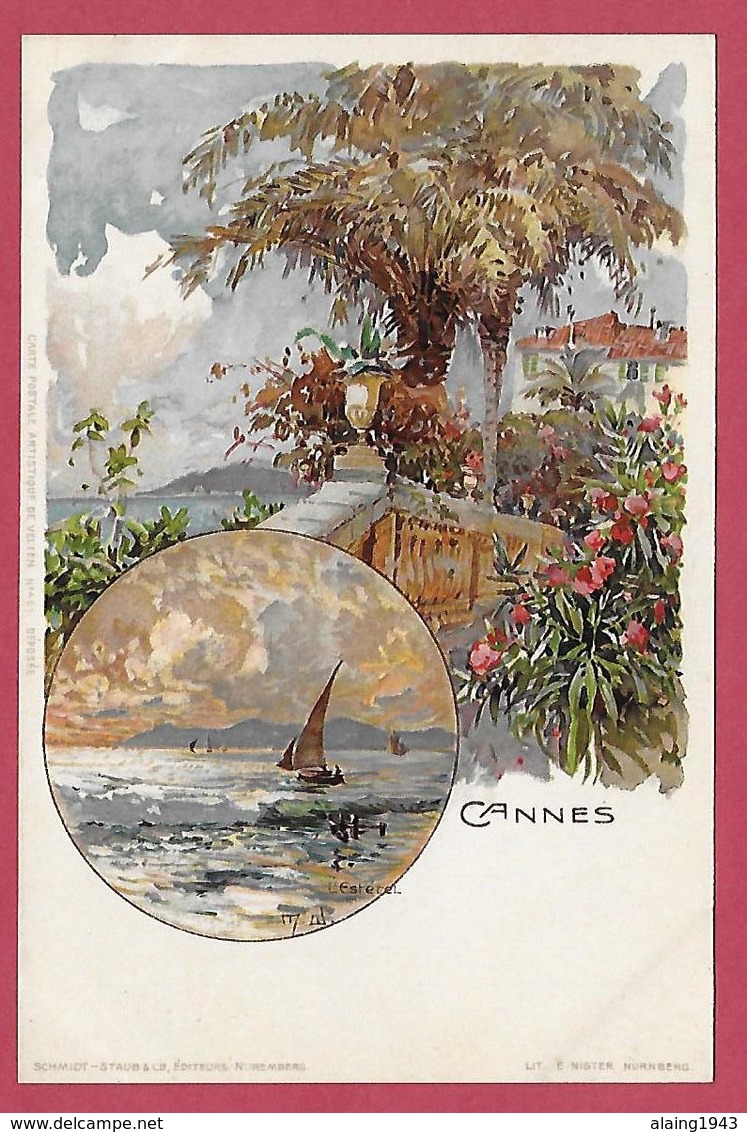 06 - CANNES Illustrée Par WIELANDT L'Estérel - Wielandt, Manuel