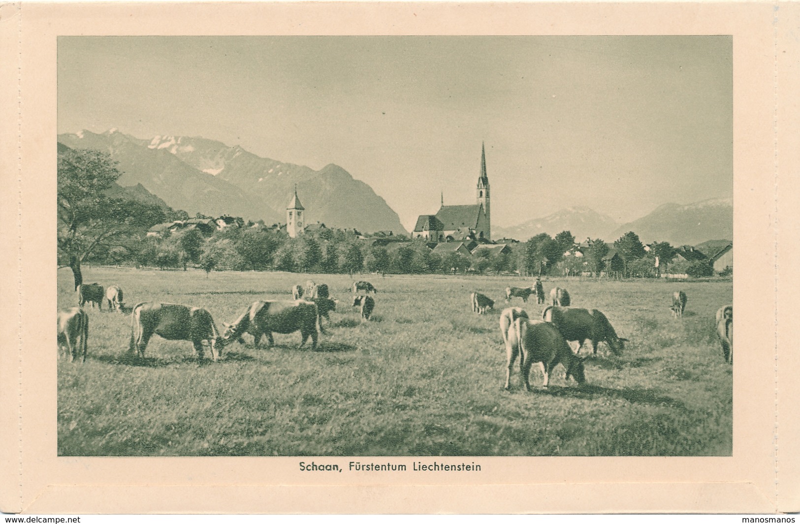 822/30 - LIECHTENSTEIN Carte-Lettre Illustrée Schaan - Etat NEUF - Ganzsachen