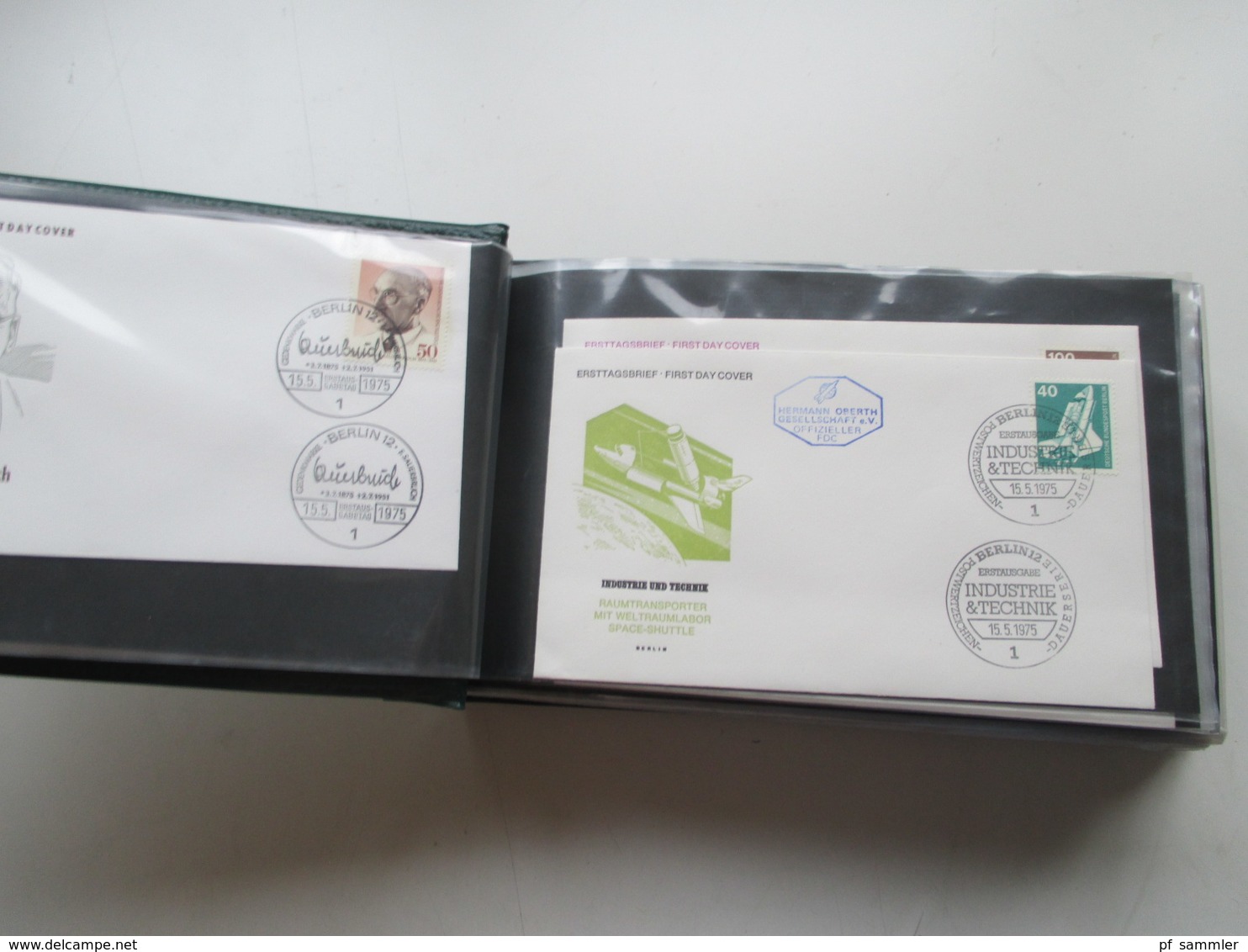 Berlin 1955 - 80 FDC / SST / Sonderbelege in 2 dicken Briefalben! Mit gutem FDC Berliner Stadtbilder alleine schon 200€