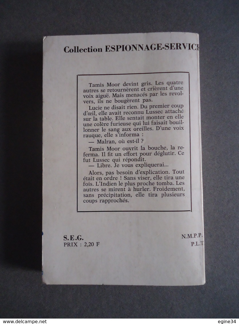 Espionnage -Editeurs S.E.G. No 68 - Paul Berg - La Panthère Joue Du Pétard - 1964- - Other & Unclassified