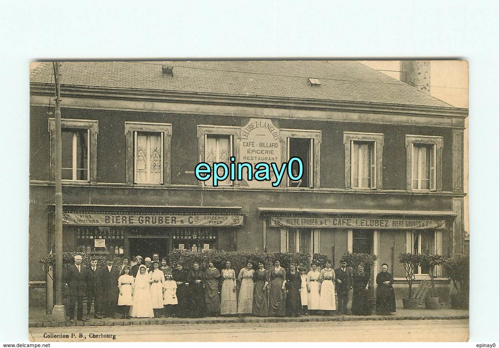 50 - EQUEURDREVILLE - Café Lelubez Langlois - Equeurdreville