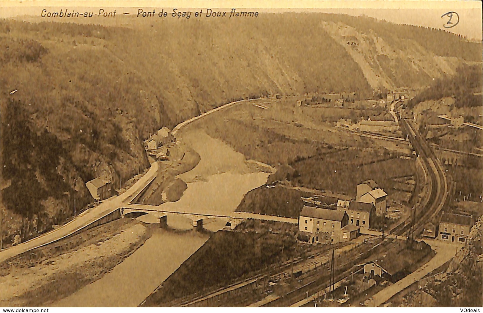 CPA - Belgique - Comblain-au-Pont - Pont De Sçay Et Doux Flamme - Comblain-au-Pont