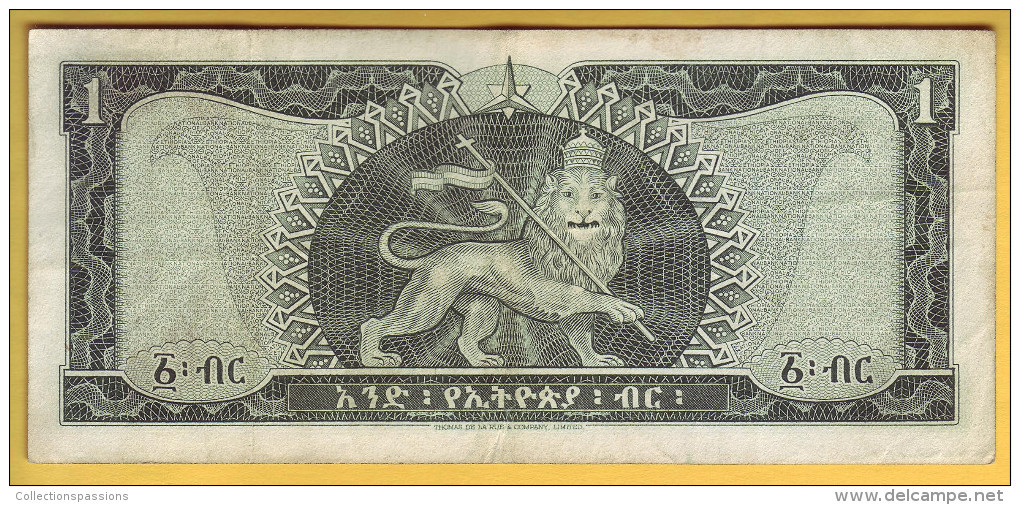 ETHIOPIE - Billet De 1 Dollar. 1966. Pick: 25a. SUP - Ethiopie