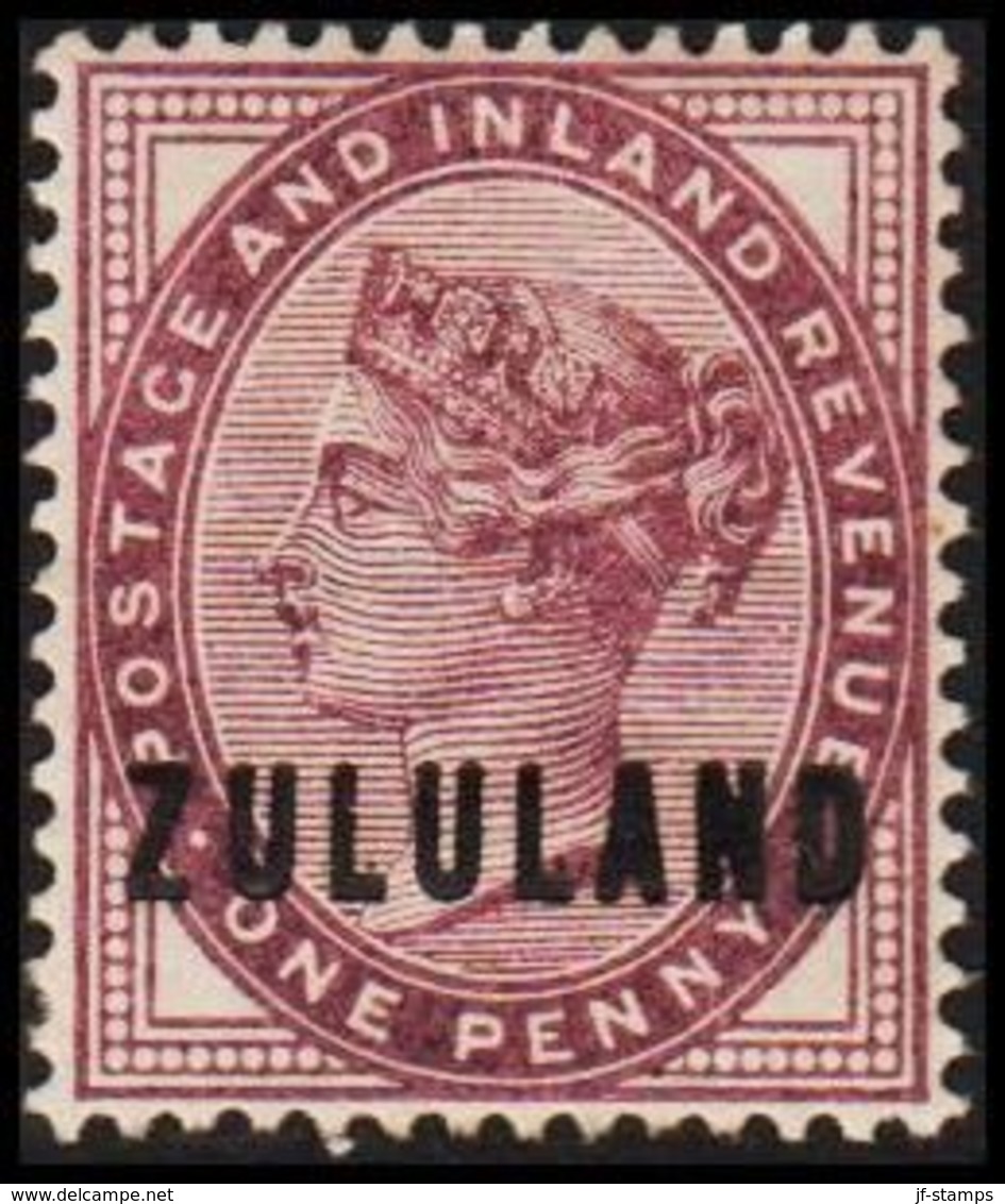 1888. ZULULAND.  Victoria. ONE PENNY. (MICHEL 3) - JF318394 - Zoulouland (1888-1902)