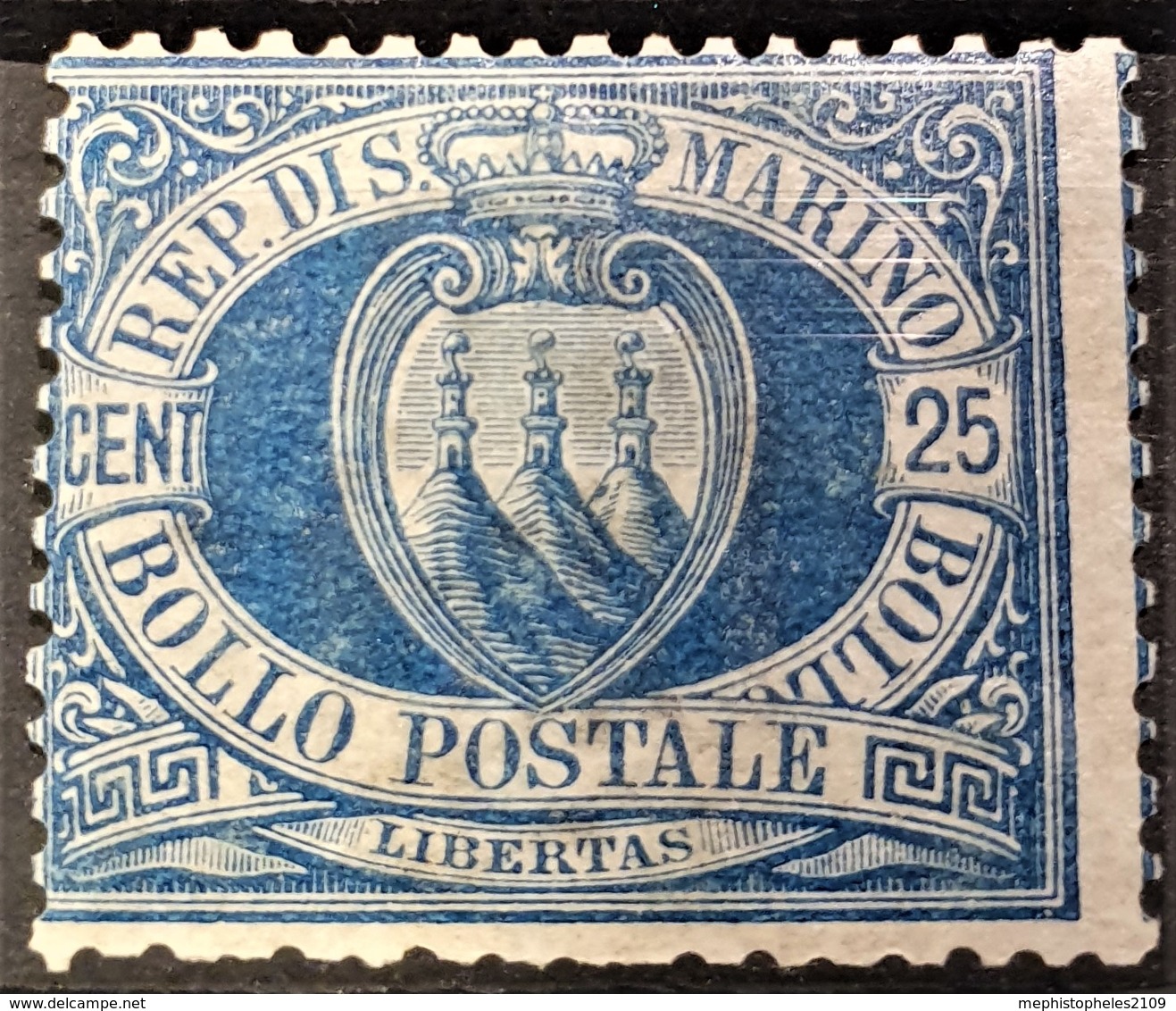 SAN MARINO 1895 - MLH - Sc# 14 - 25c - Nuovi