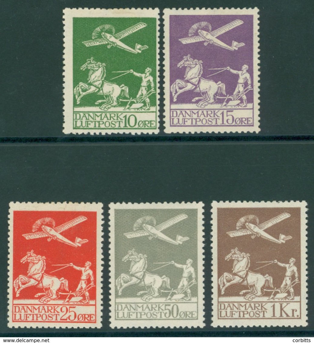 1925 Air Set, M (500 Slight Crease), SG.224/8. Cat. £350 (5) - Sonstige & Ohne Zuordnung