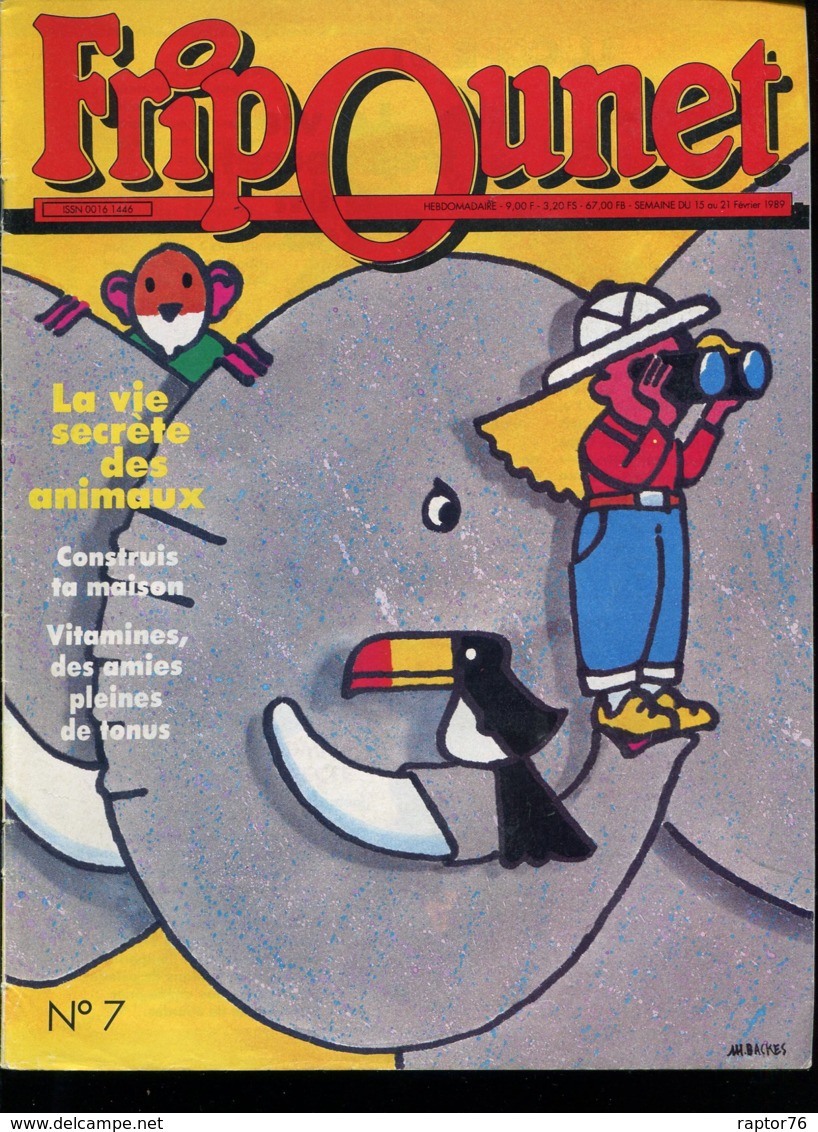 FRIPOUNET 15 Au 21 Février 1989 N° 7  ( Complet ) - Fripounet