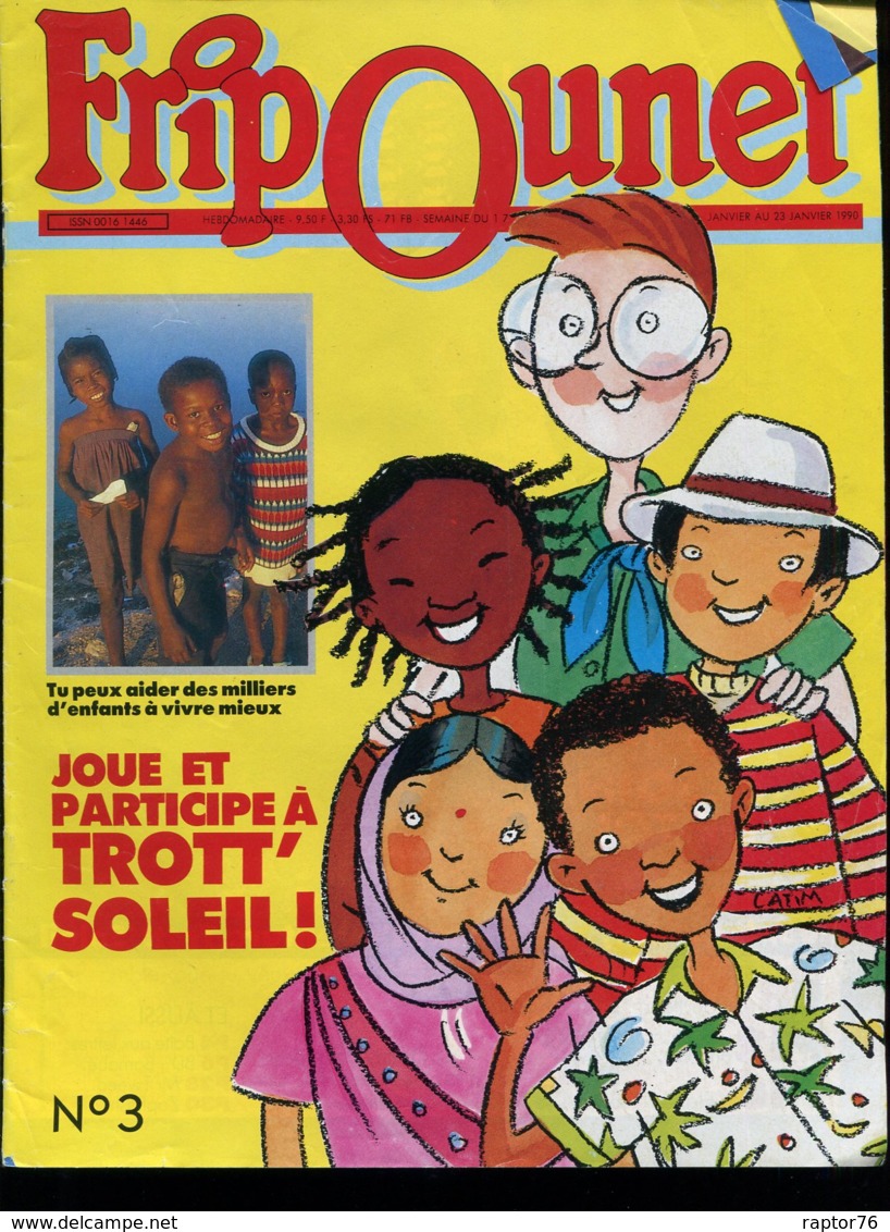 FRIPOUNET 17 Au 23 Janvier 1990 N° 3  ( Complet ) - Fripounet