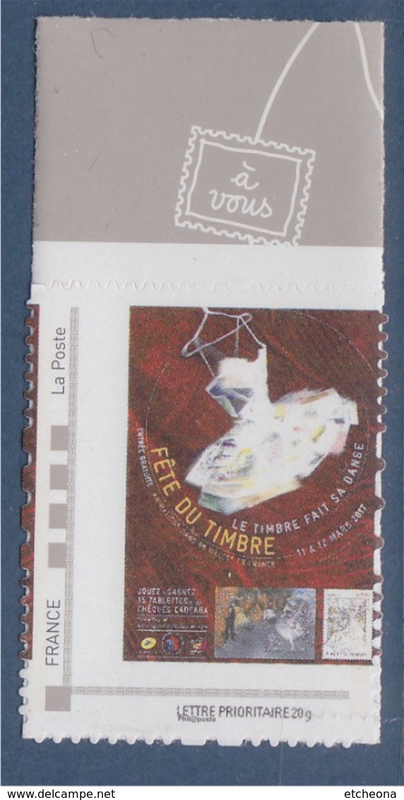 Fête Du Timbre Le Timbre Fait Sa Danse Emission Du Carré D'Encre TVP LP MonTimbraMoi VARIÉTÉ - Unused Stamps