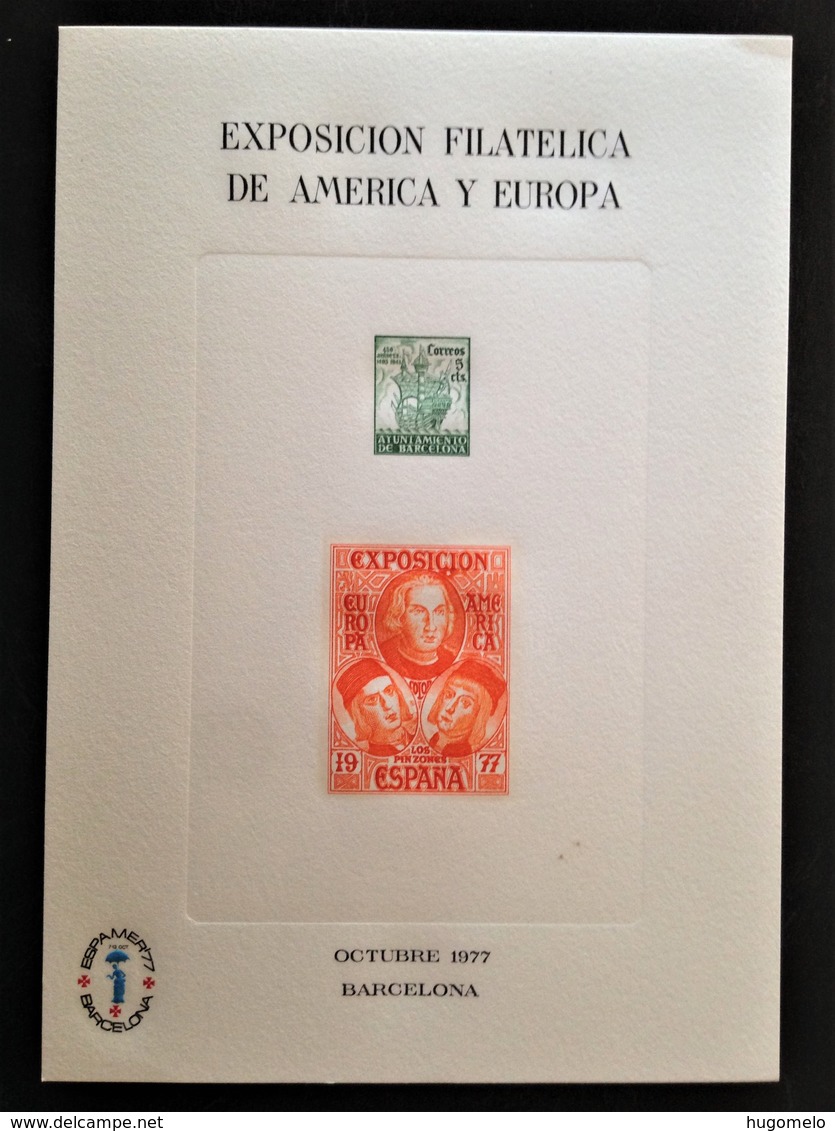 Spain, Uncirculated Stamped Stationery, "Exposición Filatelica De America Y Europa", Barcelona, 1977 - Other & Unclassified