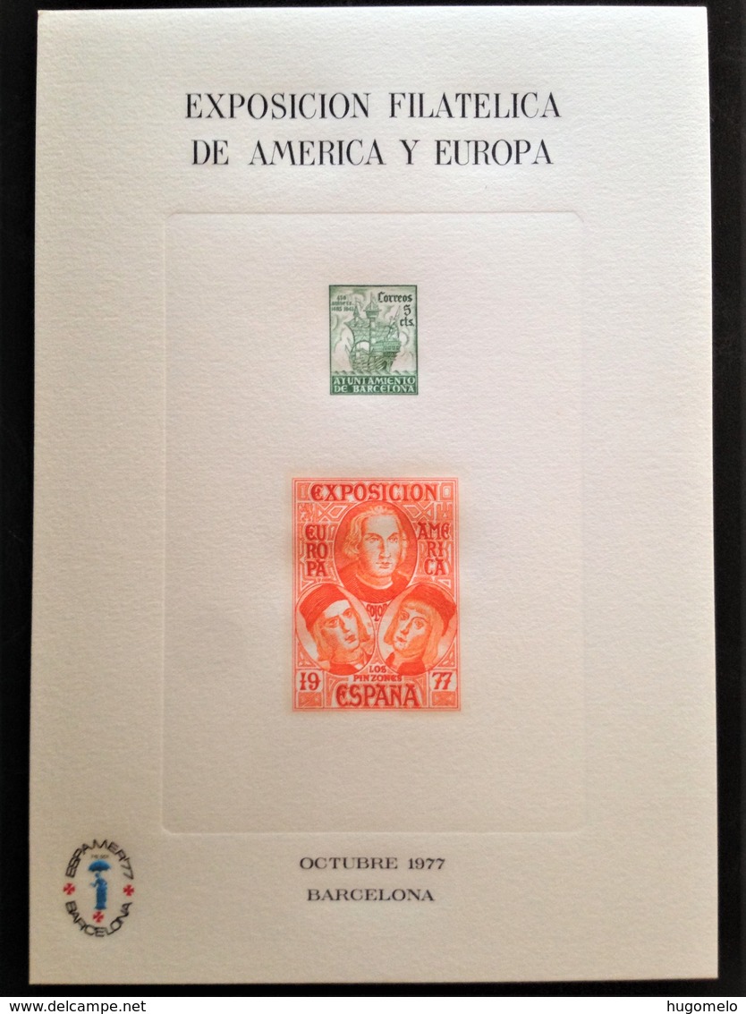 Spain, Uncirculated Stamped Stationery, "Exposición Filatelica De America Y Europa", Barcelona, 1977 - Sonstige & Ohne Zuordnung