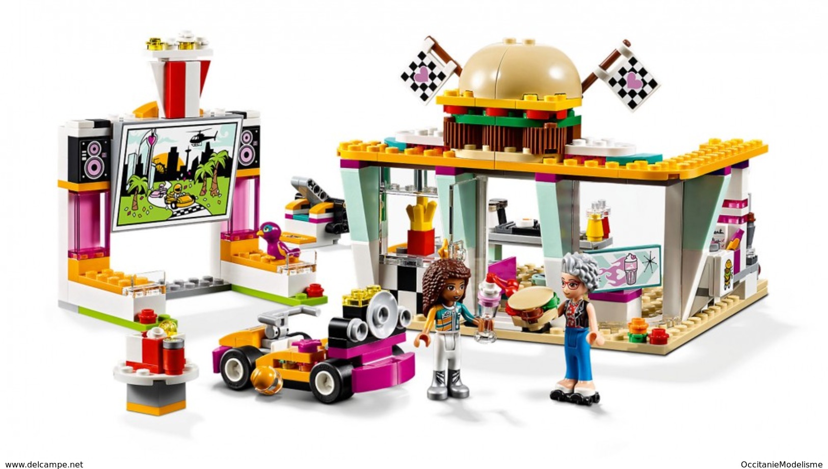 Lego Friends - LE SNACK DU KARTING Drifting Diner Réf. 41349 Neuf - Non Classés