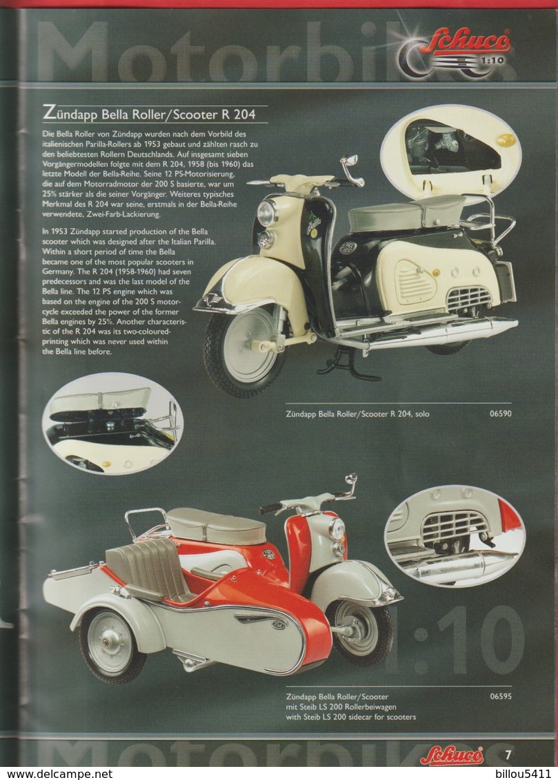 Catalogue Schuco Véhicules Miniatures  Scooter ; Moto ; Voitures ; Camions ;Bus ; Tracteurs - Andere & Zonder Classificatie