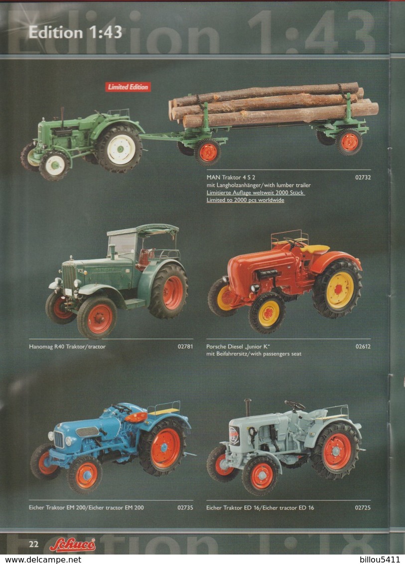 Catalogue Schuco Véhicules Miniatures  Scooter ; Moto ; Voitures ; Camions ;Bus ; Tracteurs - Autres & Non Classés