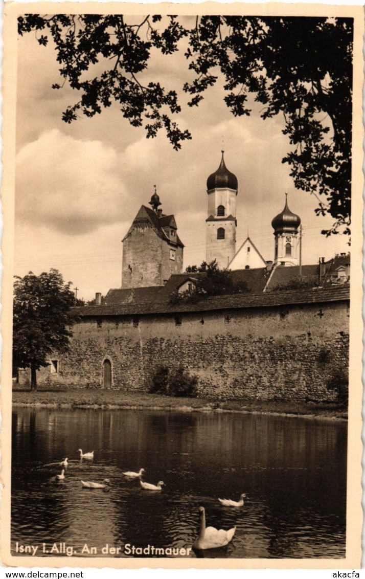 CPA AK Isny An Der Stadtmauer GERMANY (938697) - Isny