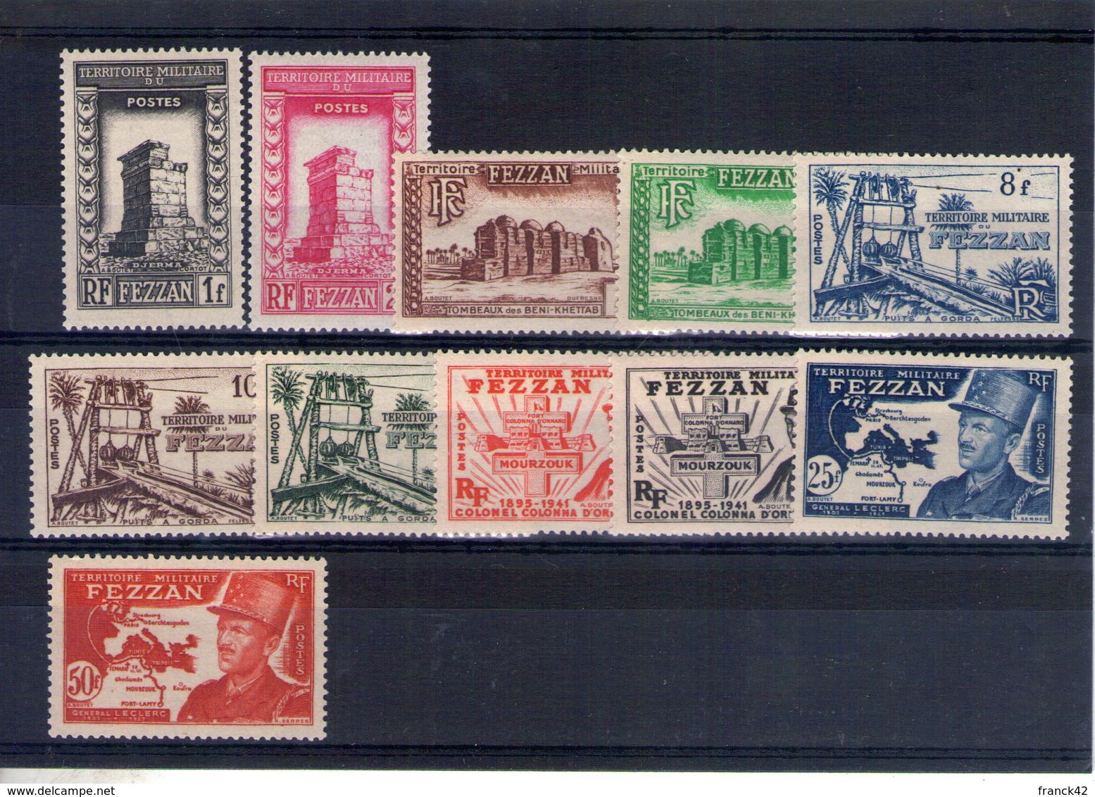 Fezzan. 1949. Territoire Militaire - Unused Stamps