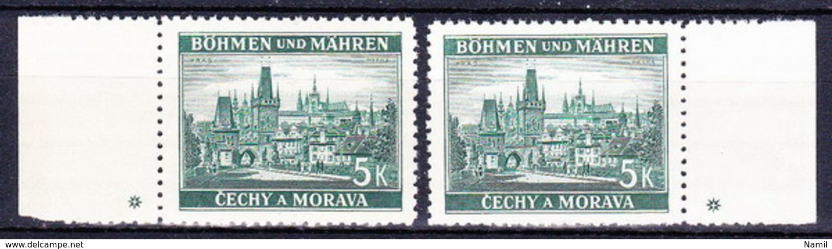 Boheme Et Moravie 1939 Mi 35 (Yv 35), (MNH)** - Unused Stamps