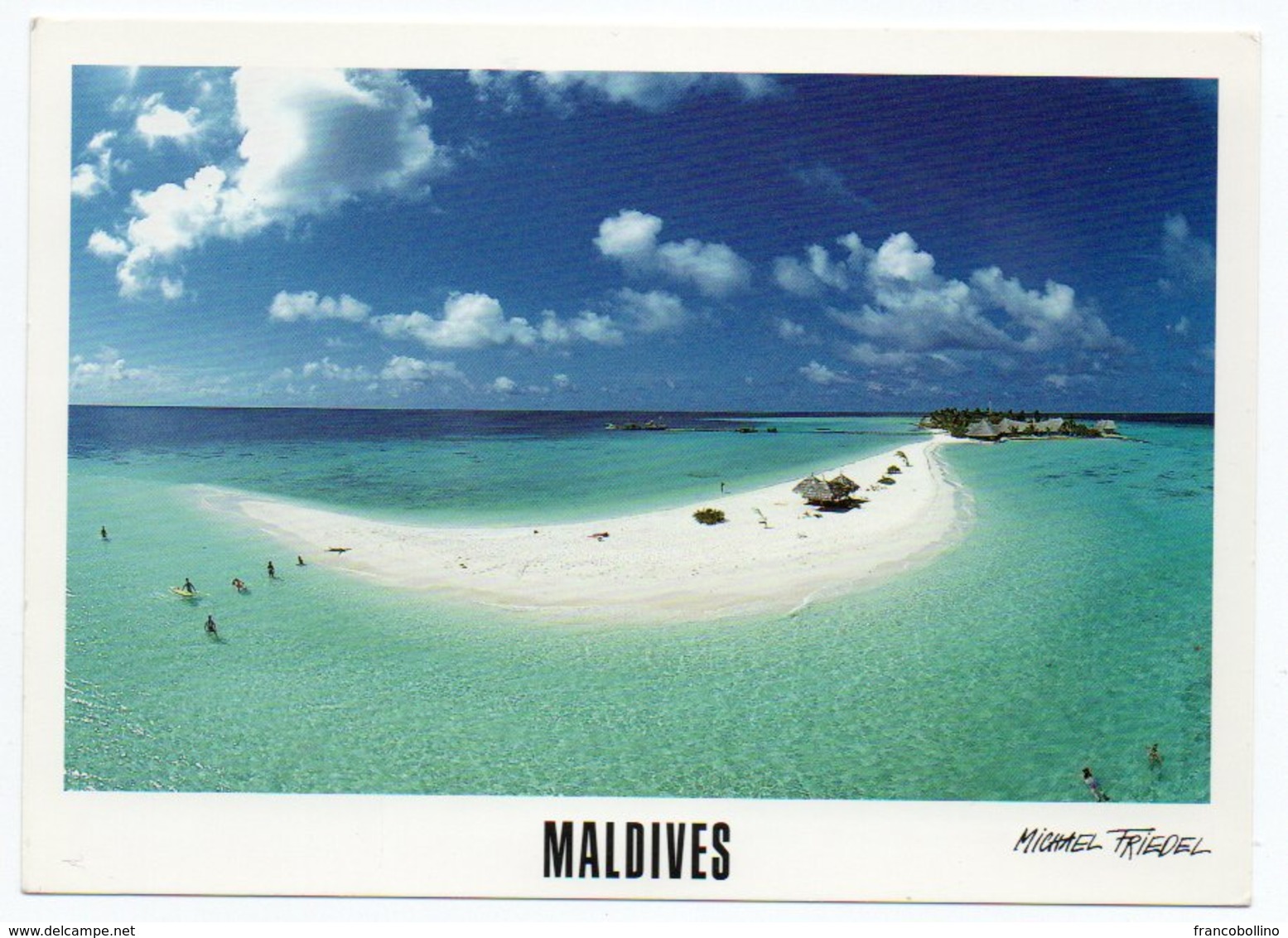 MALDIVES-VELIGANDU (PHOTO MICHAEL FRIEDEL No.23/086) / THEMATIC STAMP SHELL - Maldiven