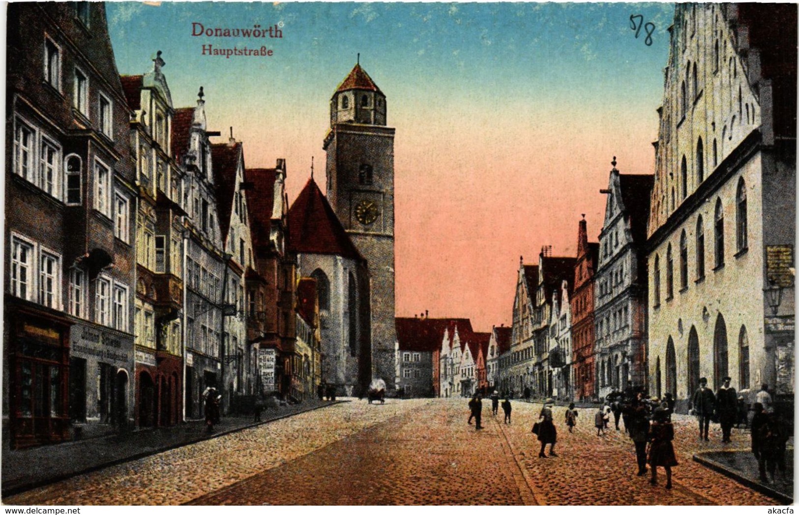 CPA AK Donauworth- Hauptstrasse GERMANY (943691) - Donauwoerth