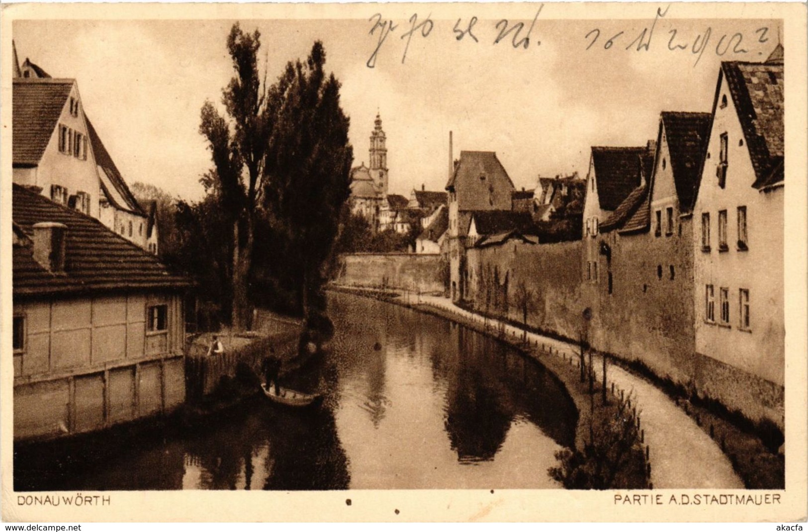 CPA AK Donauworth- Partie An Der Stadtmauer GERMANY (943706) - Donauwoerth