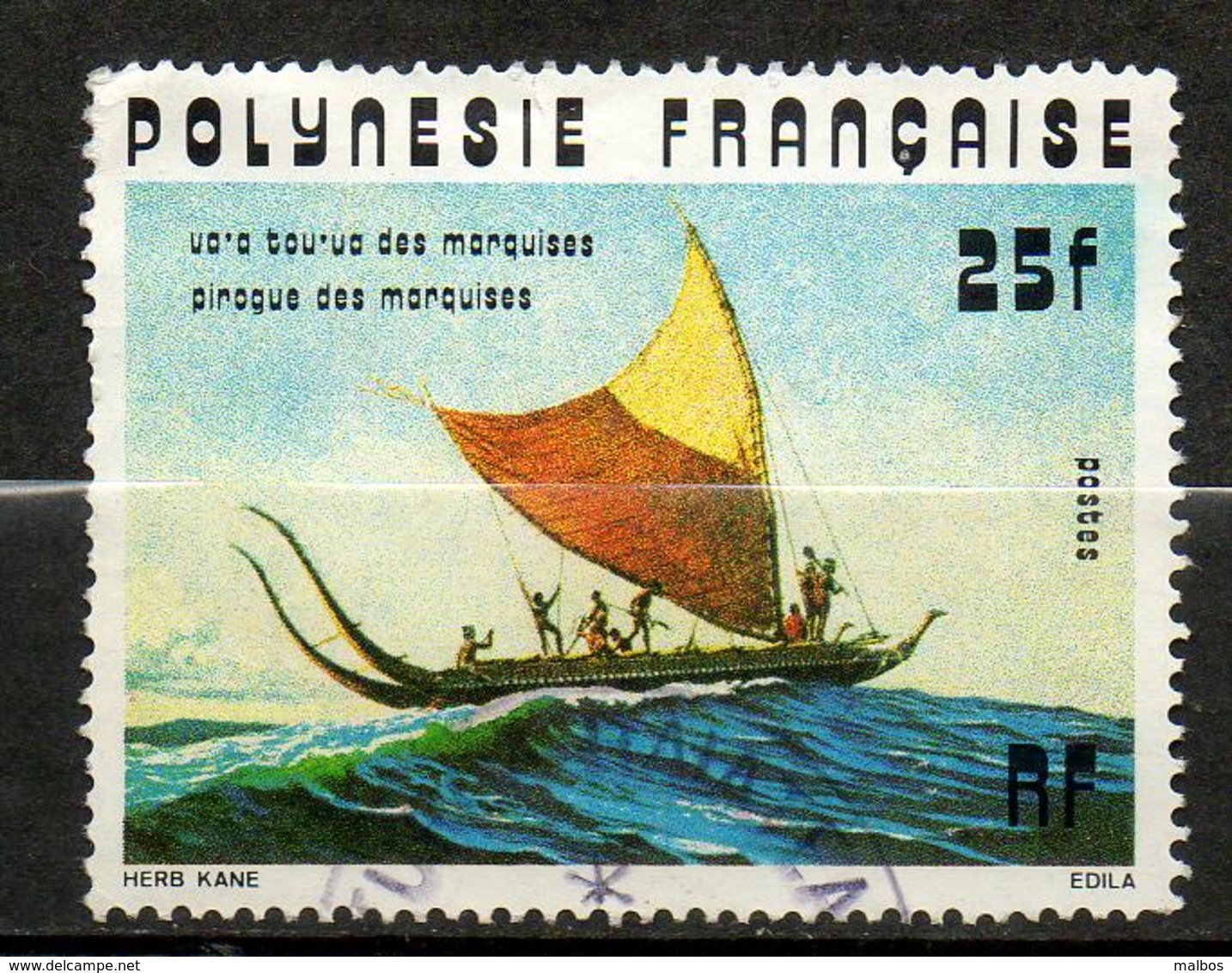 POLYNESIE Fr   1976/78   (o)   Y&T N° 108 + 111 + 120 + 122 + 125 + 127 - Oblitérés