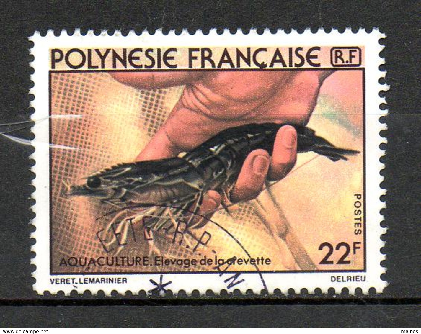POLYNESIE Fr   1980   (o)   Y&T N° 147 + 148 + 151 + 159 + 161 + 162 - Usados
