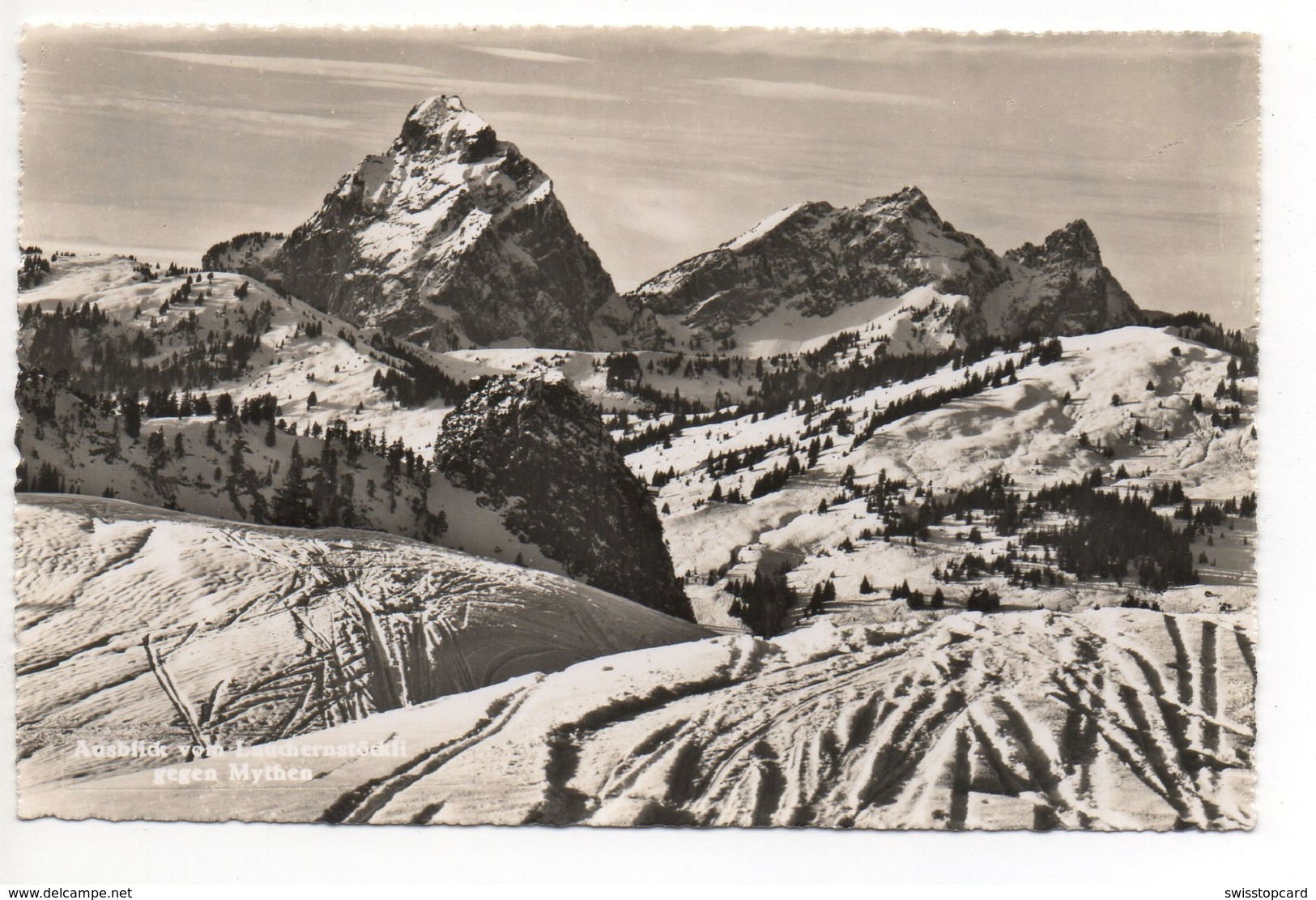 OBERIBERG Ski-Tour Lauchernstöckli Gegen Mythen - Oberiberg