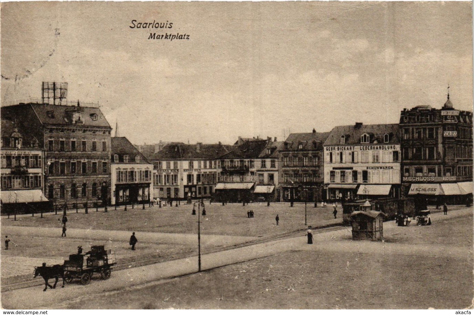 CPA AK Saarlouis Marktplatz GERMANY (939575) - Kreis Saarlouis