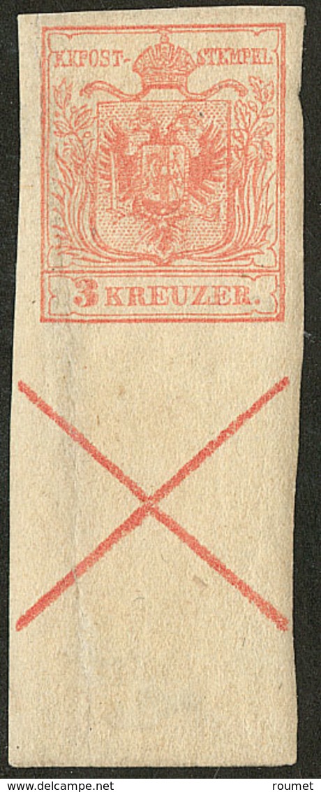 * Croix De St André. No 3B, Grand Bdf, Pli Vertical Mais TB. - RR (cote Netto) - Sonstige & Ohne Zuordnung