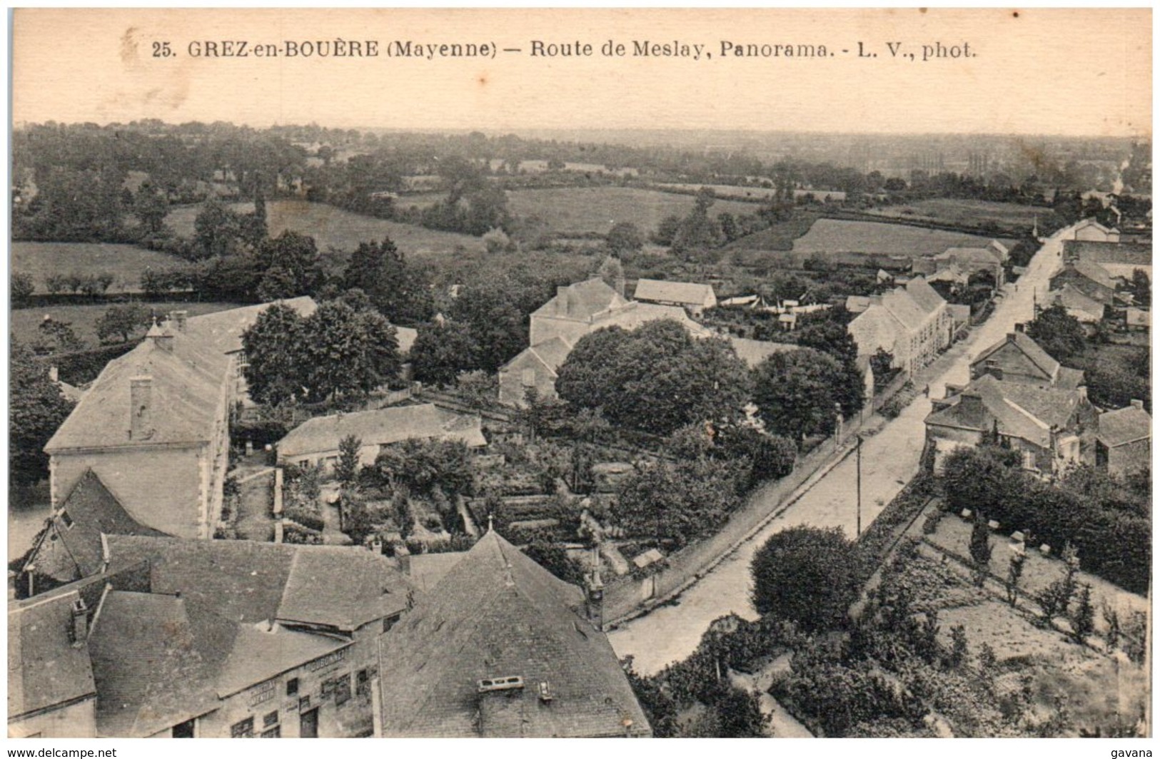 53 GREZ-en-BOUERE - Route De Meslay. Panorama - Crez En Bouere