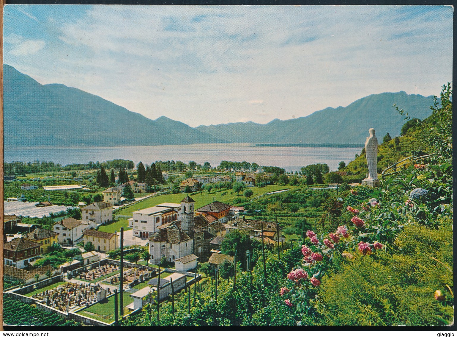 °°° 16049 - SVIZZERA - TI - TENERO (LAGO MAGGIORE) - 1962 With Stamps °°° - Tenero-Contra