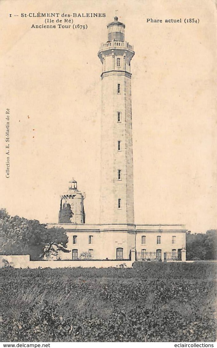 Ile De Ré.    17      Phare Des Baleines  1854  Phare Actuel      2   (voir Scan) - Ile De Ré