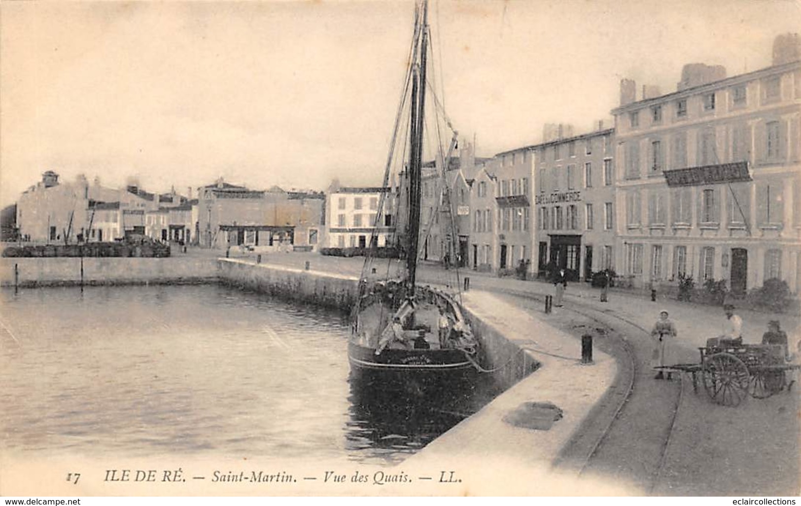 Ile De Ré.    17       St Martin De Ré. Vue Des Quais     (voir Scan) - Ile De Ré