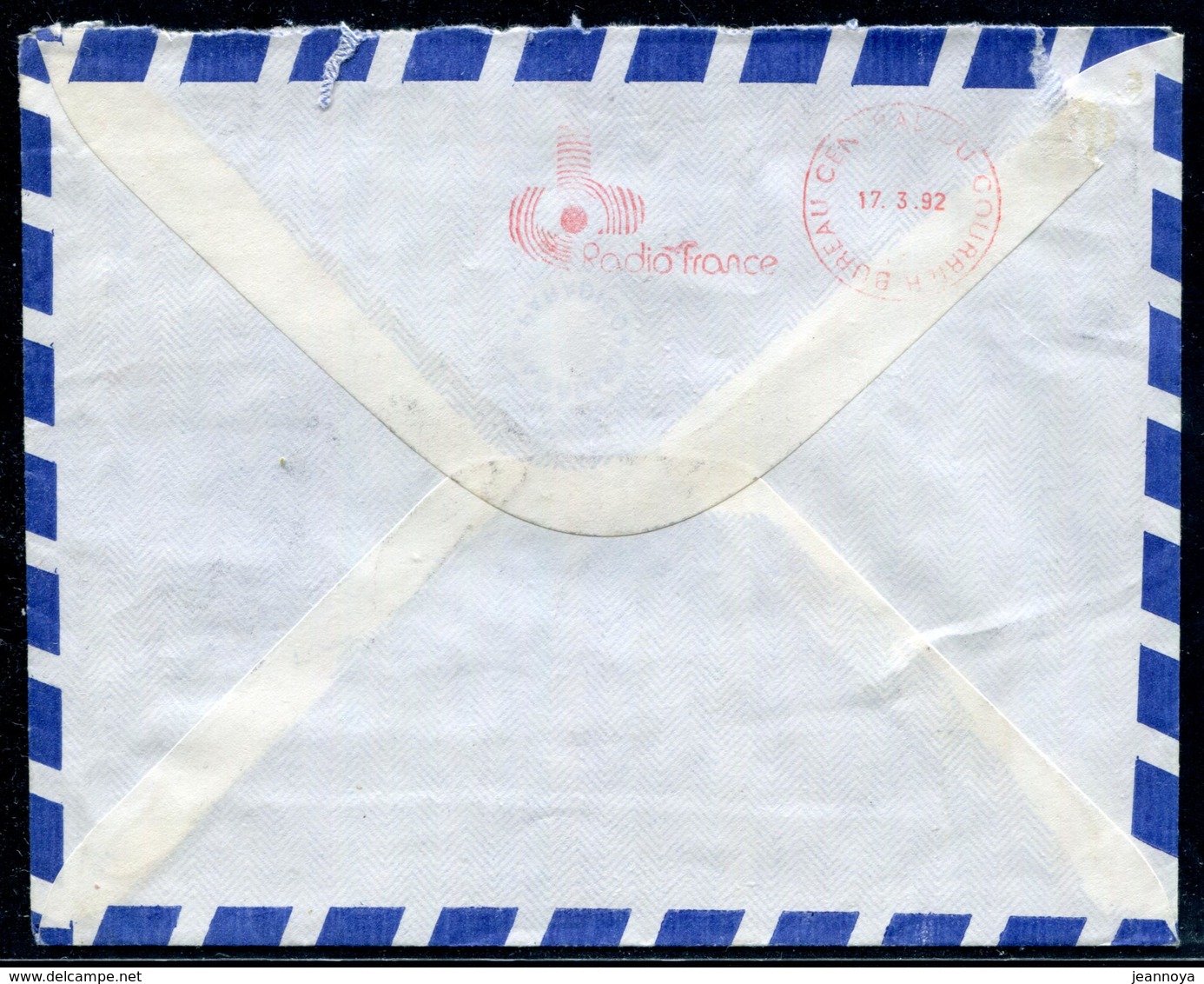 ZAIRE - N° 1350 (2) + 1351 (5) / LETTRE AVION DE KINSHASA LE 21/3/1992 POUR PARIS - TB - Used Stamps