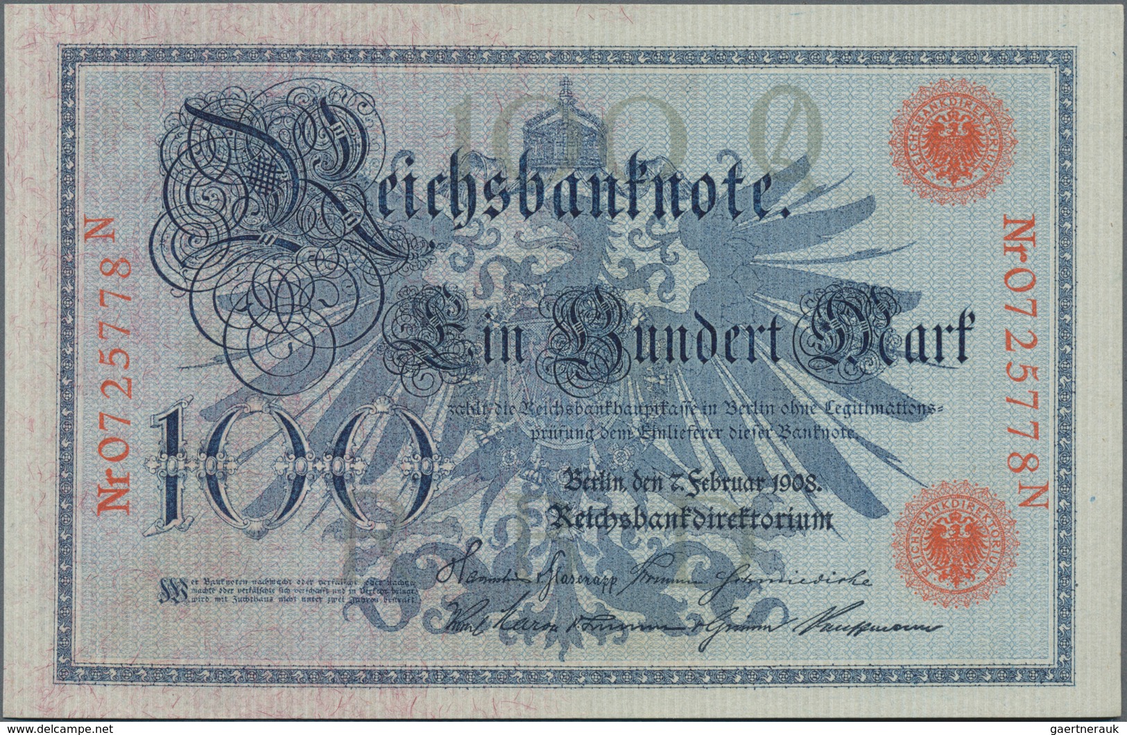 Deutschland - Deutsches Reich bis 1945: Kleines Lot mit 12 Banknoten der Serien 1908-1918, dabei 2x