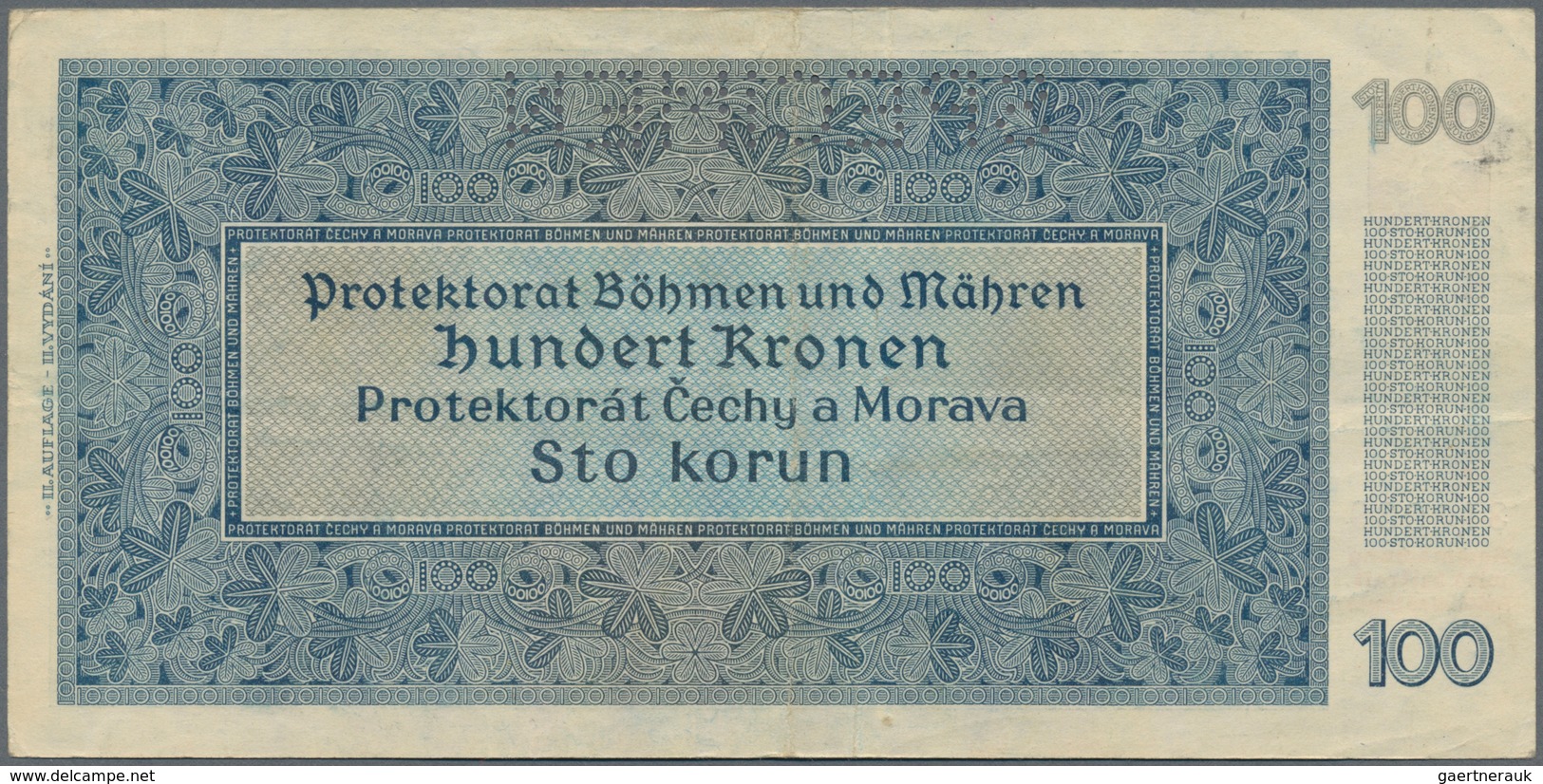 Deutschland - Nebengebiete Deutsches Reich: Protektorat Böhmen und Mähren, lot mit 14 Banknoten, dab