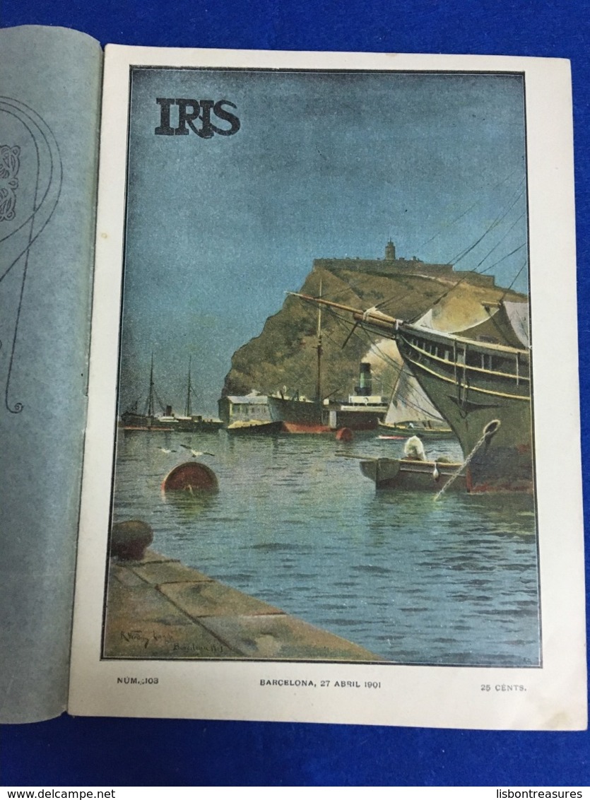 ANTIQUE SPAIN MAGAZINE IRIS 27 DE ABRIL DE 1901 Nº 103 ARTS AND OTHERS THEMES - [1] Bis 1980