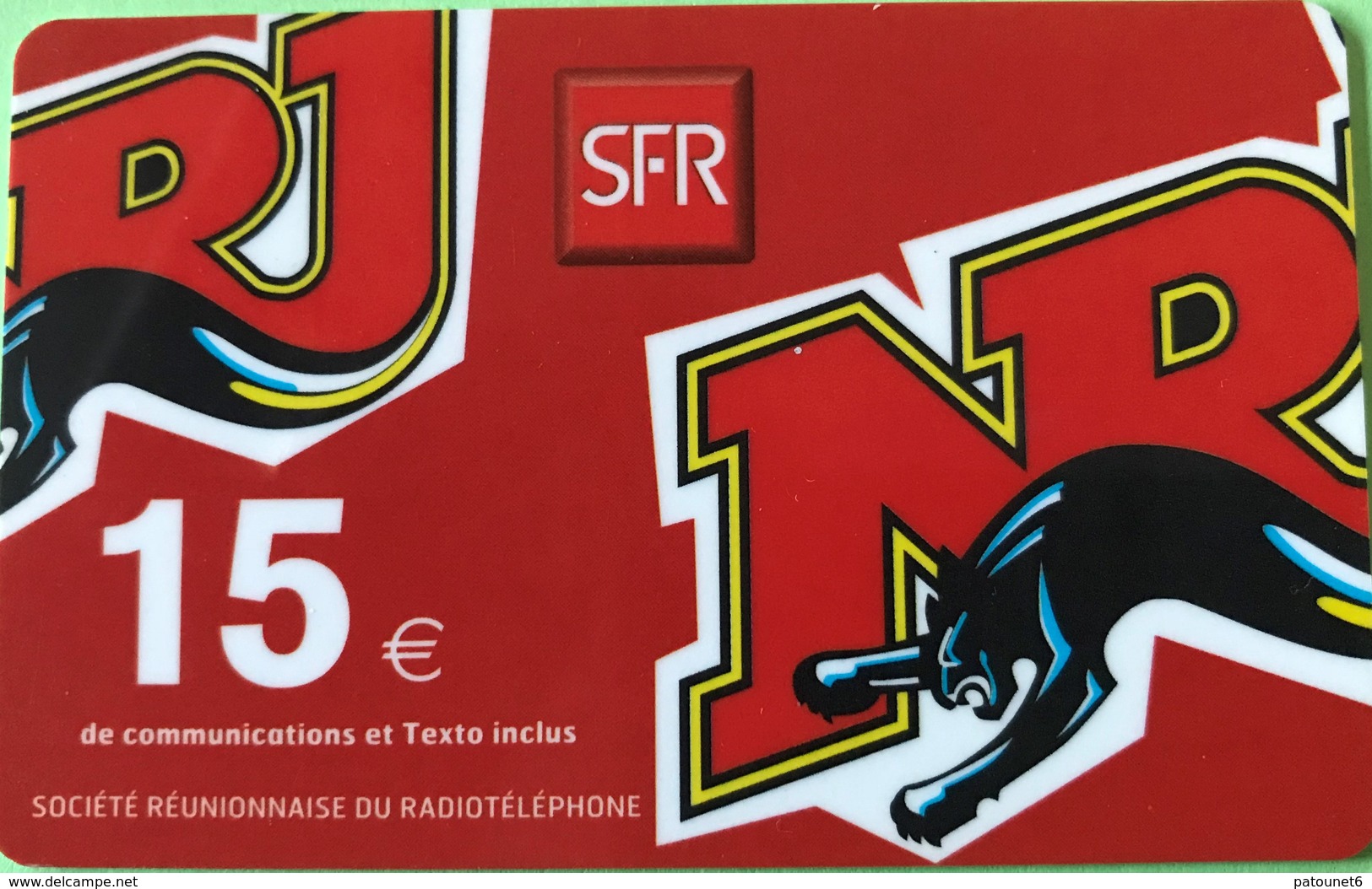 REUNION - Recharge NRJ Mobile - SFR - 15 Euros - Reunion