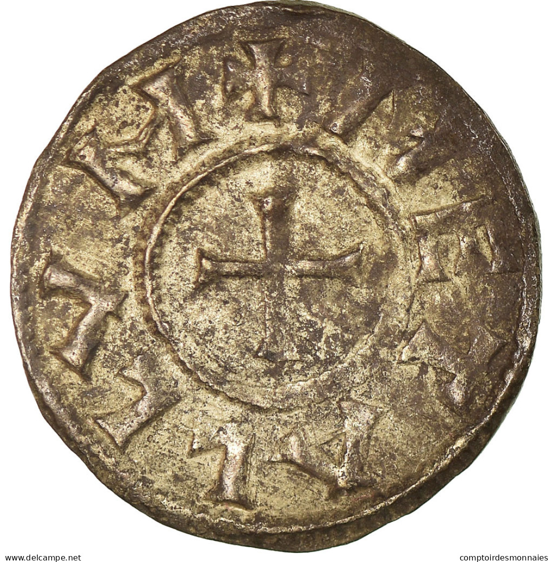 Monnaie, France, Louis Le Pieux, Denier, 822-840, Melle, TTB, Argent - Altri & Non Classificati