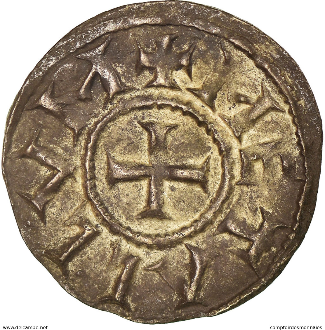 Monnaie, France, Louis Le Pieux, Denier, 822-840, Melle, TTB+, Argent - Sonstige & Ohne Zuordnung