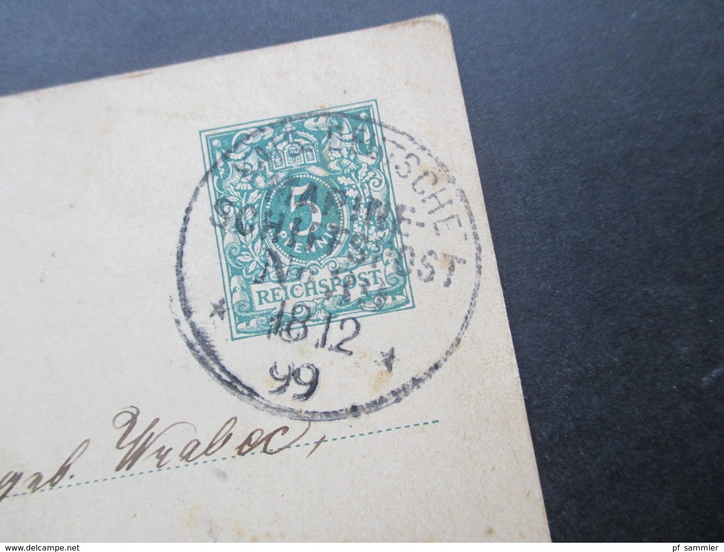 Kolonie Privat GA / PP Drache / Gruss aus Kiautschou Stempel Kais. Deutsche Marine Schiffspost No 39 S.M.S Hertha