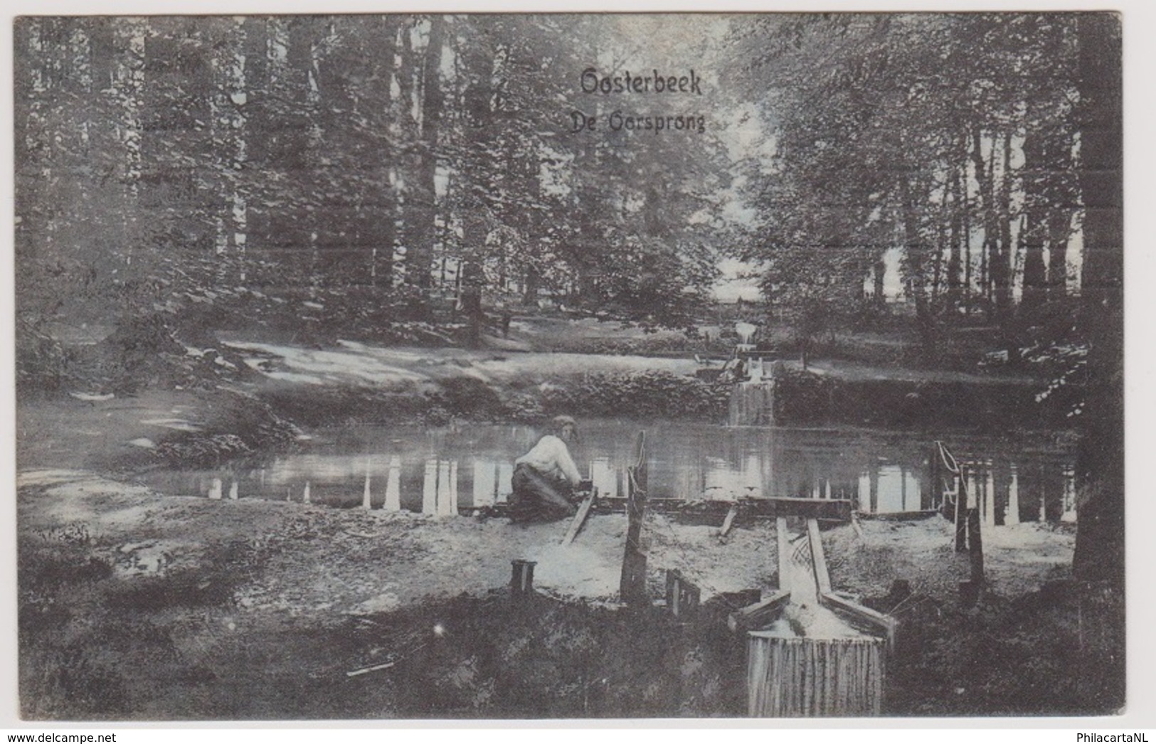 Oosterbeek - De Oorsprong Man Bij Waterval - 1907 - Oosterbeek