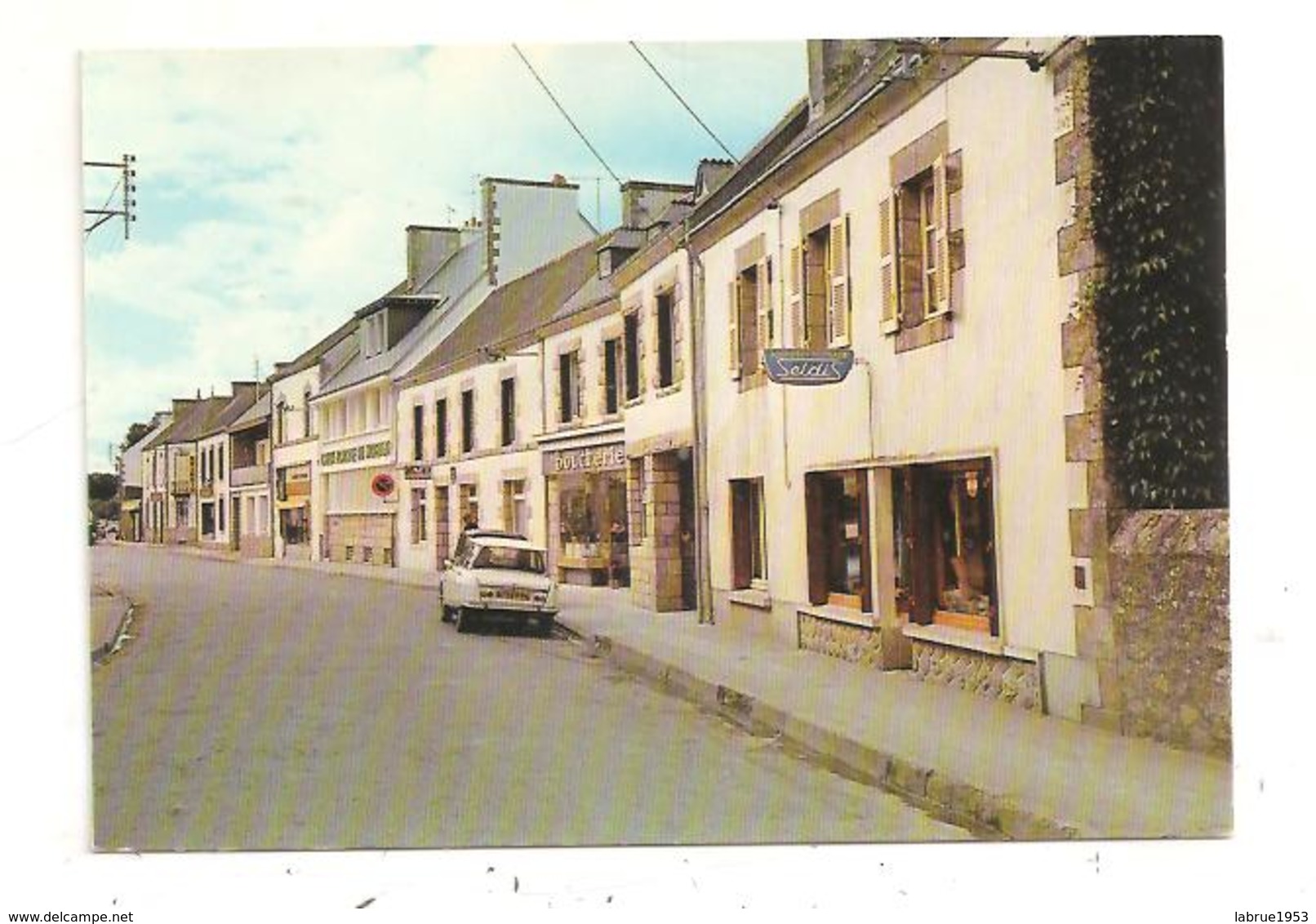 Cleguerec-La Grand'rue- Boucherie - Voiture ; Citroën Ami 6 --(D.4502) - Cleguerec