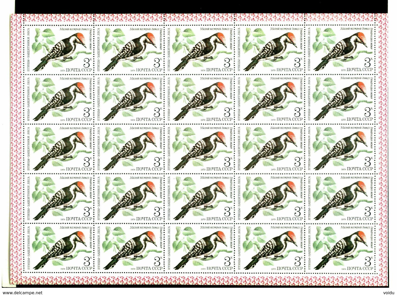 Russia  1979  Mi 4883-4887  MNH**  5  Sheets - Feuilles Complètes