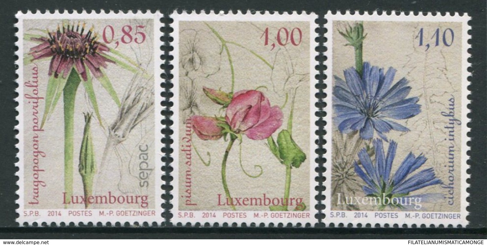 Luxemburgo 2014  Yvert Tellier Nº  1961/63 ** Flora Y Sepac (3v) - Unused Stamps