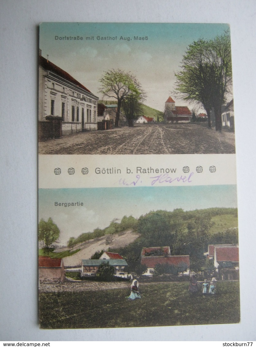 RATHENOW, Gasthof , Seltene Karte Um 1928 - Rathenow